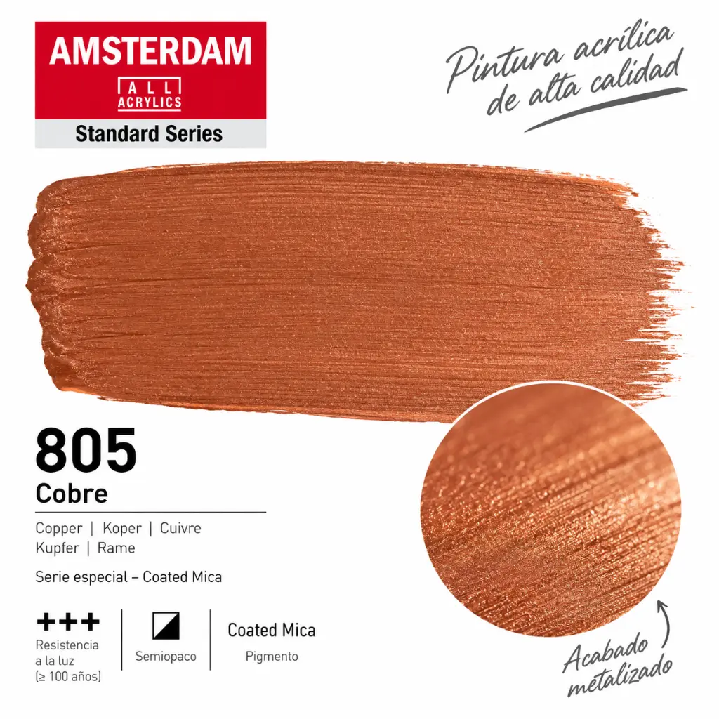 Muestra de color Cobre 805