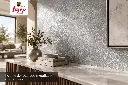 Detalle del acabado metalizado Luxury Plata