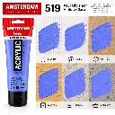 Usos y superficies Acrílico Amsterdam Standard Series Azul Ultramar Violeta Claro 519