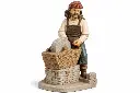 Figura Afilador de Álamo 17 cm pintada y decorada