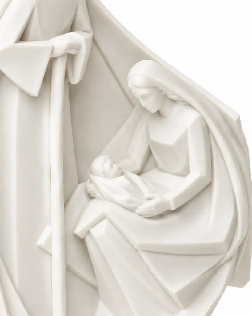 Detalle de Sagrada Familia de Poliresina 31,5 cm