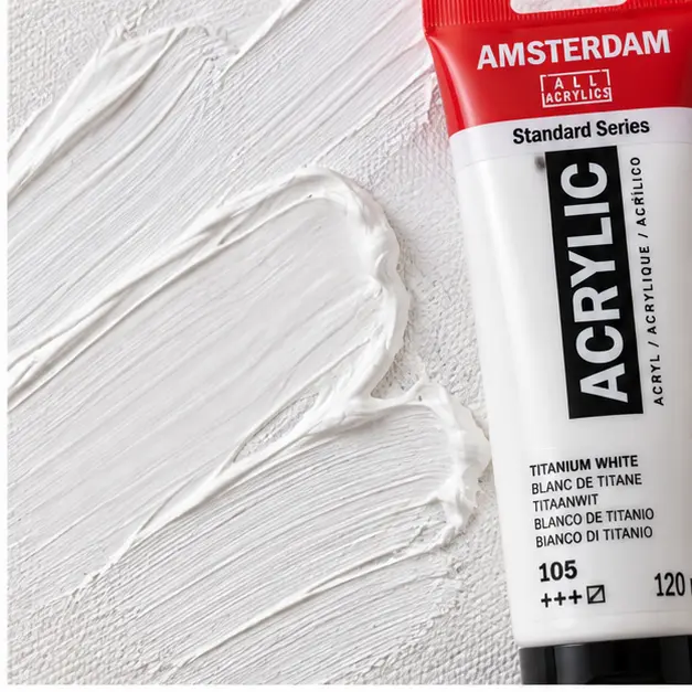 Amsterdam Blanco de Titanio 105 – Textura y acabado
