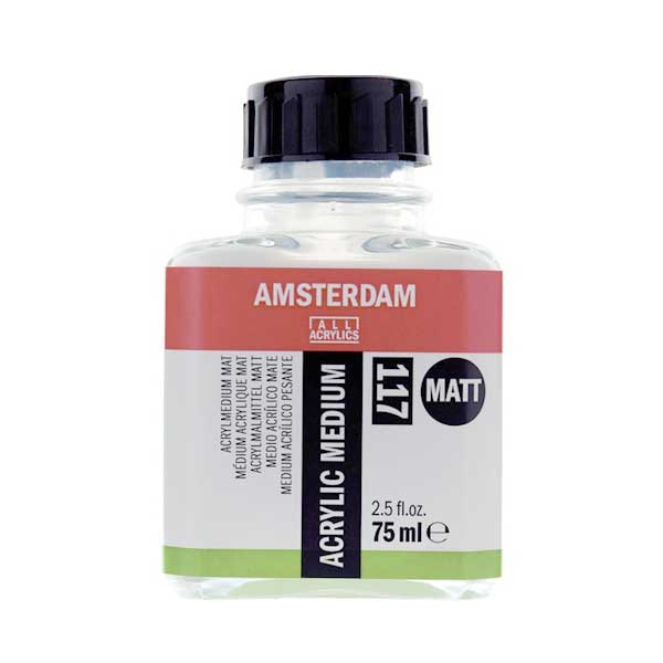 Medio para Acrílico Mate Amsterdam 75 ml – más fluidez y acabado satinado