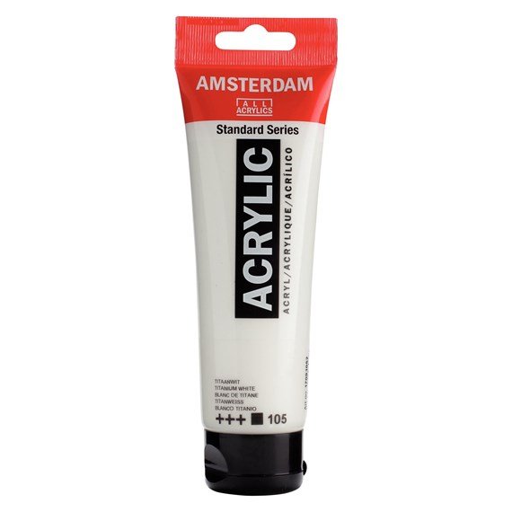 [17091052] Acrílico Amsterdam Standard Series Blanco de Titanio 105 – 120 ml