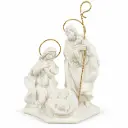 Belén Compacto Moderno de Álamo 16 cm para Pintar y Decorar