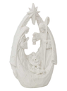 Belén Compacto Sagrada Familia de Poliresina 20 cm para Pintar y Decorar