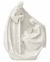 Sagrada Familia de Poliresina 31,5 cm para Pintar y Decorar