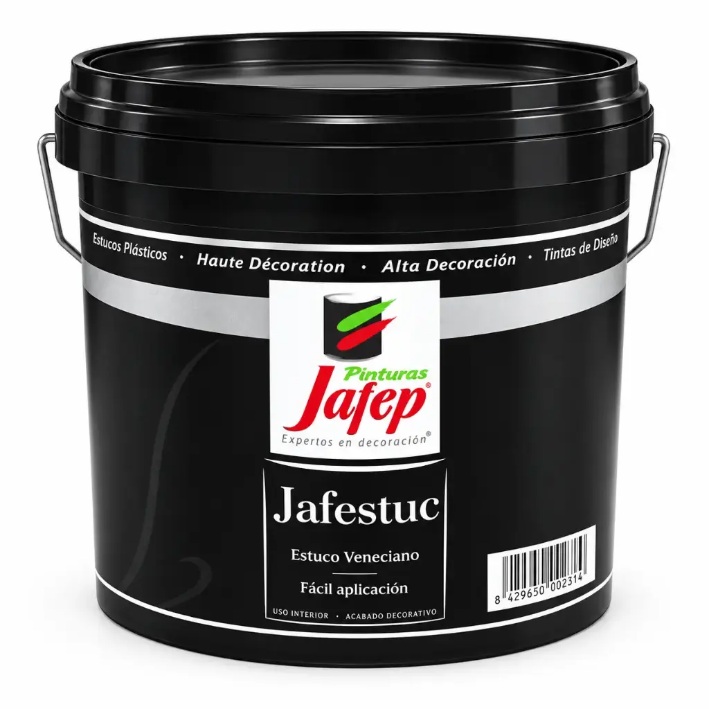 [025100033] Jafestuc Jafep Blanco Neutro 5 kg – Estuco decorativo para interiores