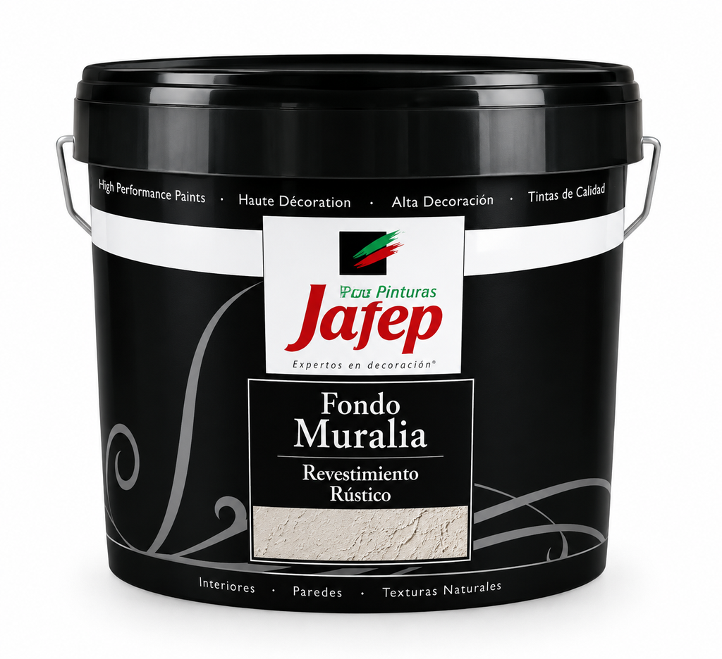 [025200004] Fondo Muralia Jafep 5 kg – Revestimiento rústico decorativo para interiores
