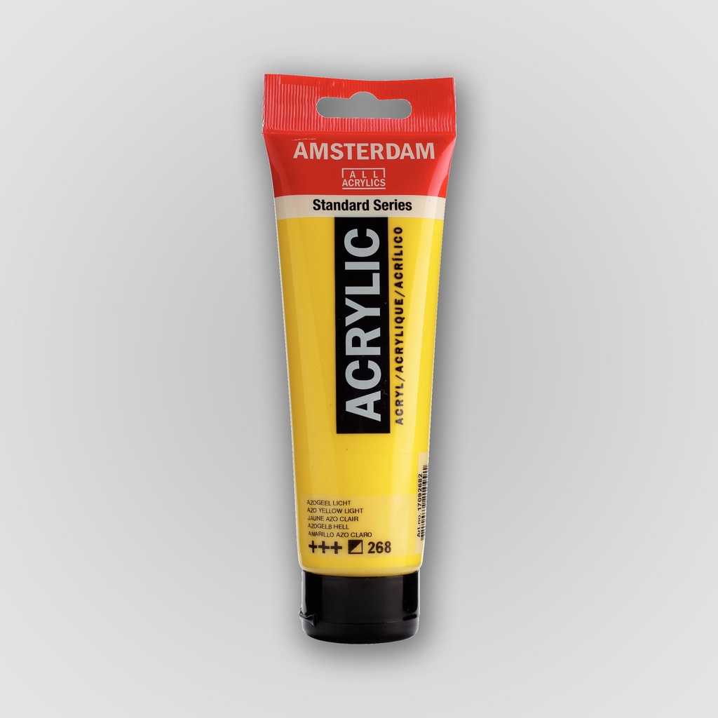 [17092682] Acrílico Amsterdam Standard Series Amarillo Azo Claro 268 – 120 ml