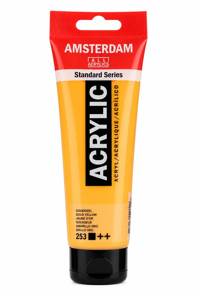 [17092532] Acrílico Amsterdam Standard Series Amarillo Oro 253 – 120 ml