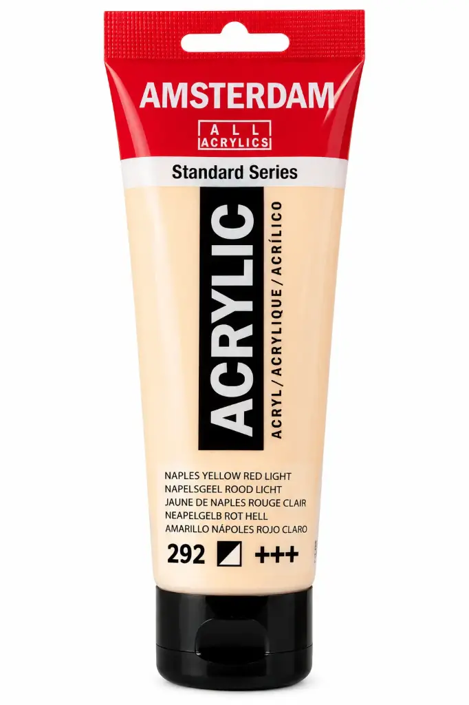 [17092922] Acrílico Amsterdam Standard Series Amarillo Nápoles Rojo Claro 292 – 120 ml