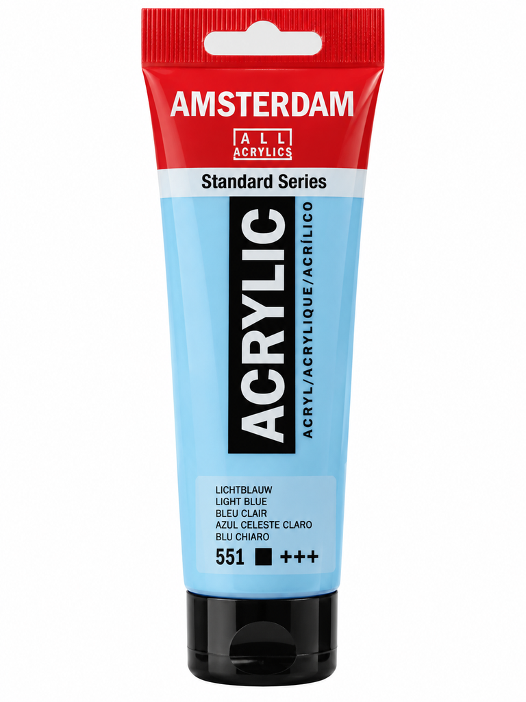 [17095512] Acrílico Amsterdam Standard Series Azul Celeste Claro 551 – 120 ml