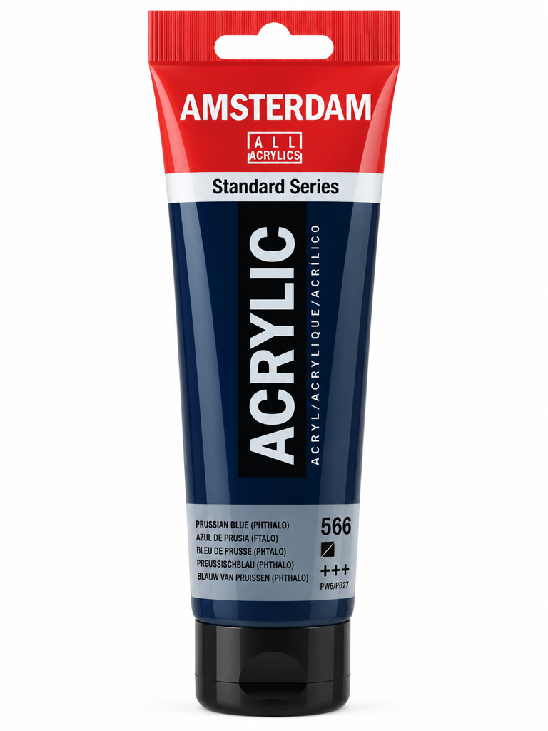 [17095662] Acrílico Amsterdam Standard Series Azul de Prusia (Ftalo) 566 – 120 ml