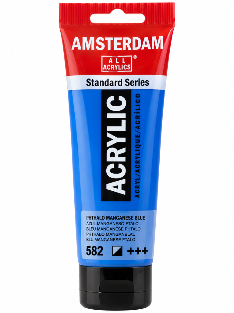 [17095822] Acrílico Amsterdam Standard Series Azul Manganeso Ftalo 582 – 120 ml